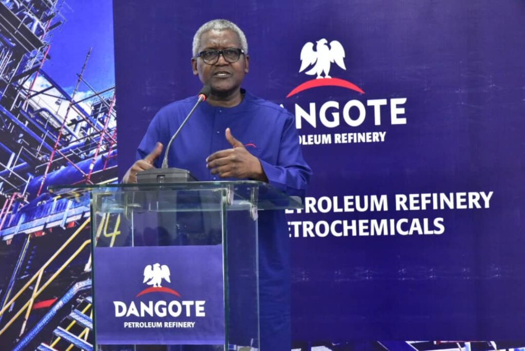 Dangote Refinery substandard petroleum