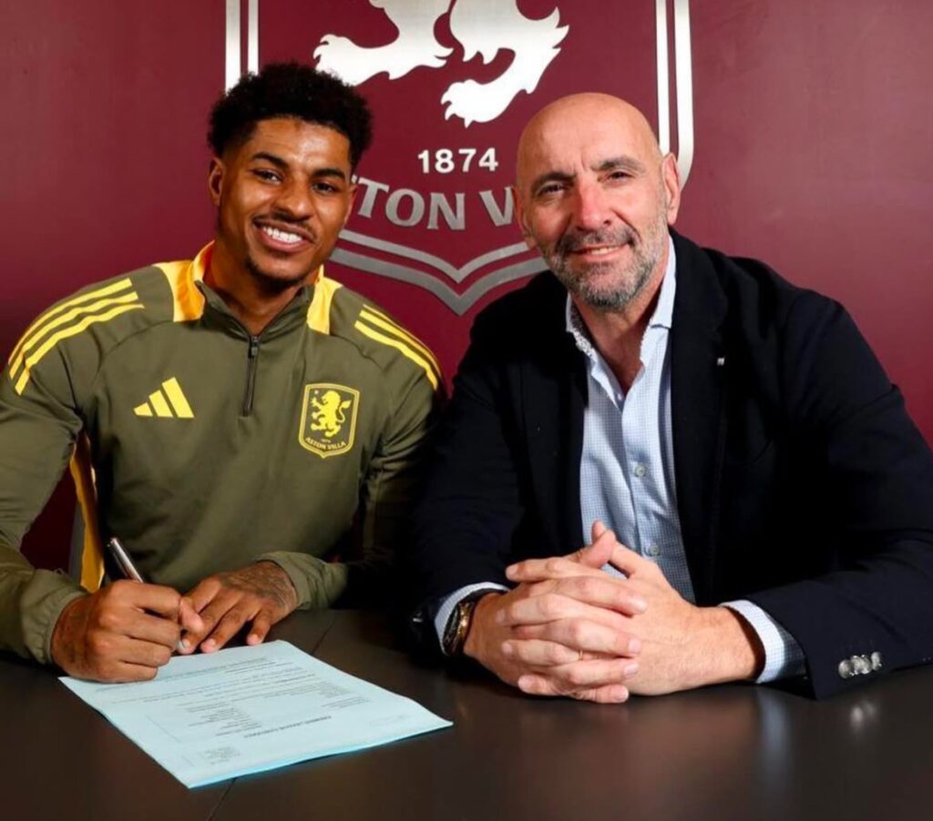 Rashford Aston Villa