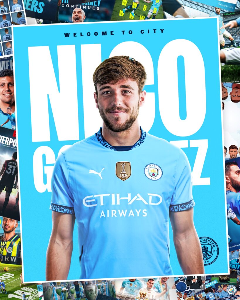 Nico Gonzalez Manchester City