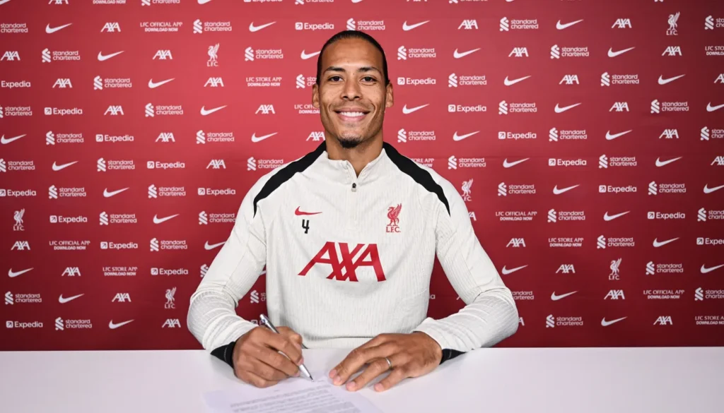 Van Dijk Liverpool contract