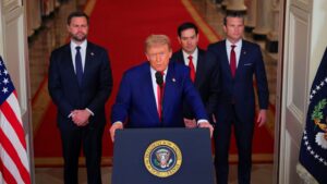 Trump announces ceasefire between Israel and Iran, but fresh missile attacks raise doubts as Tehran and Tel Aviv exchange fire and deny formal truce.
