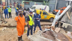 Yaba building collapses