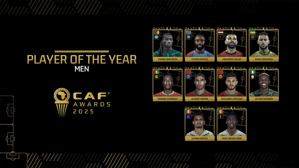 CAF Men's Nominees